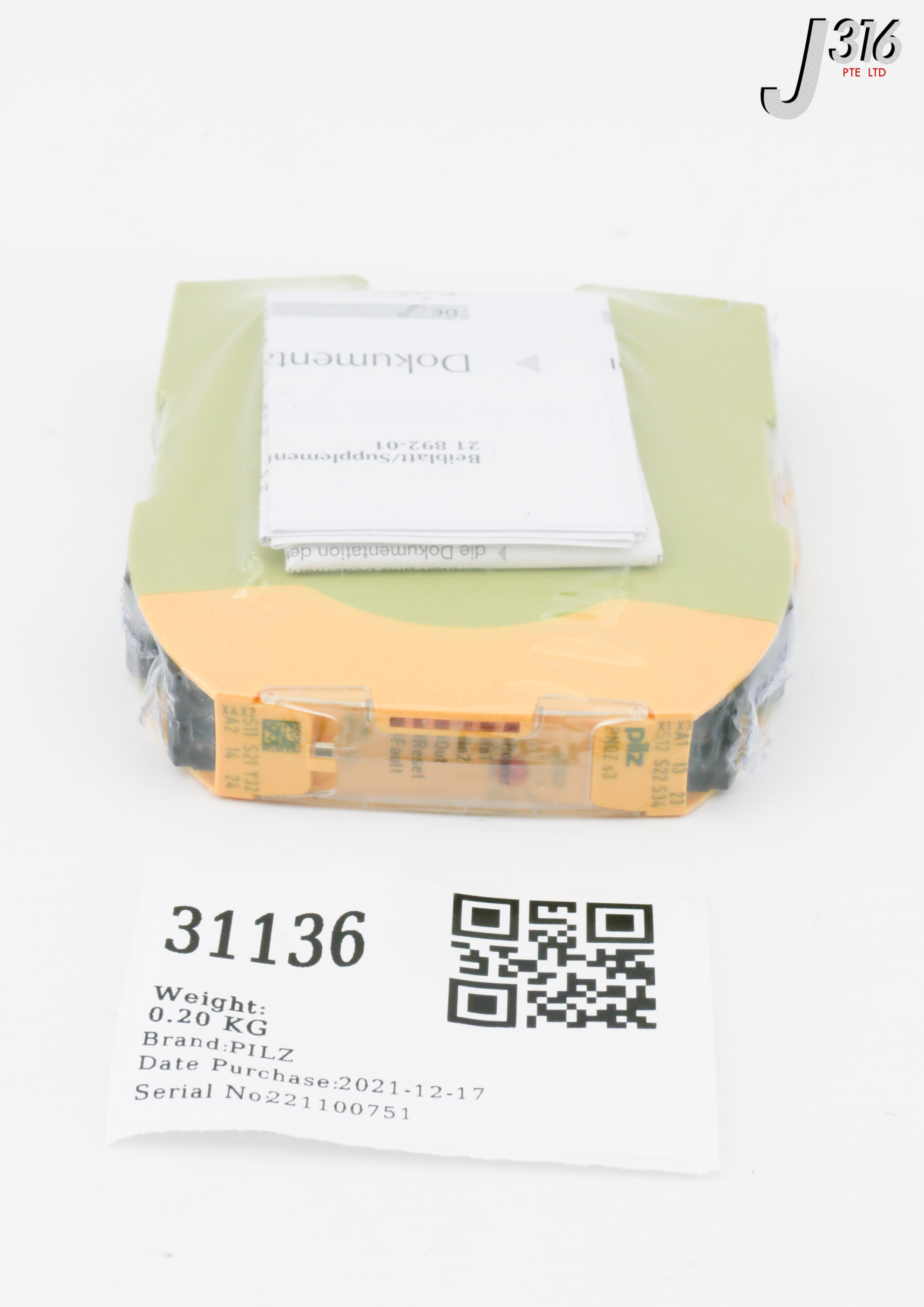 31136 PILZ SAFETY RELAY, 750103 (NEW) PNOZ S3 24VDC 2N/O | eBay